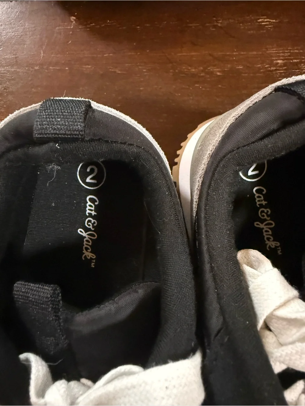 Black Casual Sneakers with White Laces